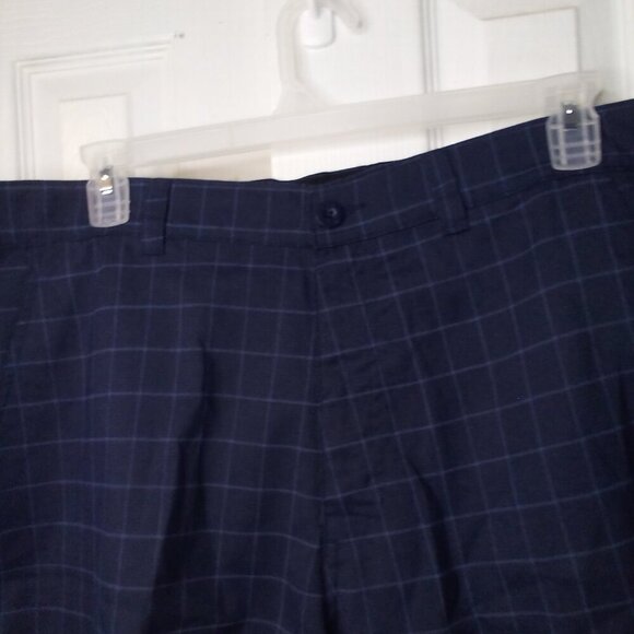 Hang Ten Shorts Men 40 Casual Plaid Blue - Picture 3 of 12